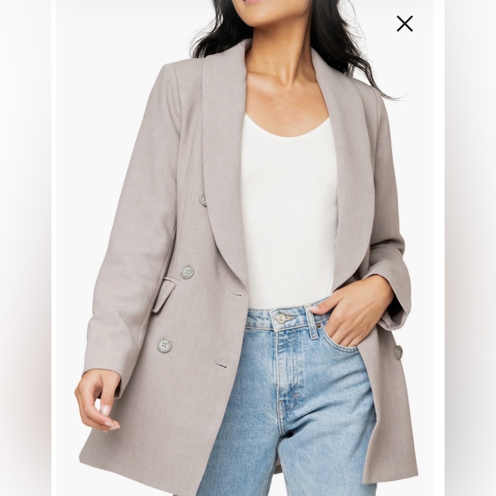 NWOT GibsonLook Oversized Double Breasted Blazer